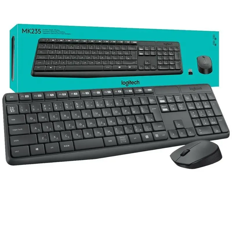 Clavier et souris sans fil Logitech MK235 – Querty