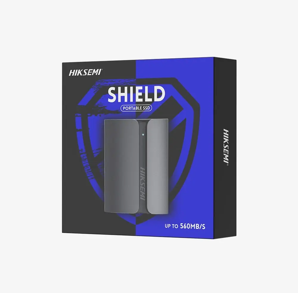 HIKSEMI 512Gb Shield Portable Ssd Black
