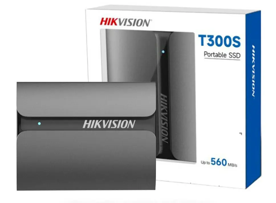 Disque Dur Hikvision SSD Externe Black T300S 1TO USB 3.1 Type C 500/560 MB/s