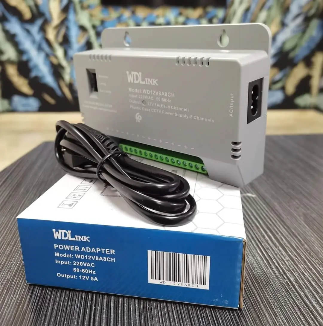 ADAPTATEUR ALIMENTATION WD 12V 8A 8CH